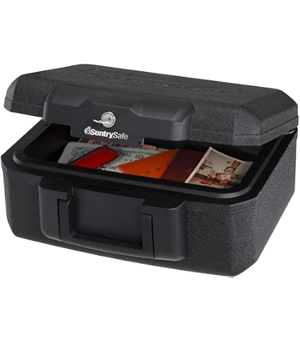Amazon.co.jp: SAFESentrySafe 耐火金庫 キーロック付き チェスト